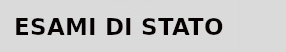 descrizione area esame di stato